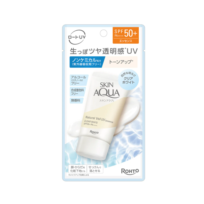 Skin Aqua Natural Veil UV Essence – Clear White (50gm)