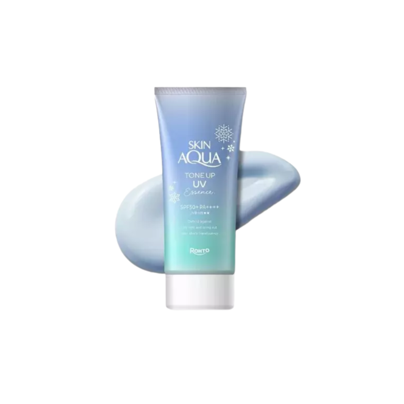 Skin Aqua Tone Up UV Essence Sunscreen –Transparency Blue Spf50 PA++++ (80gm)