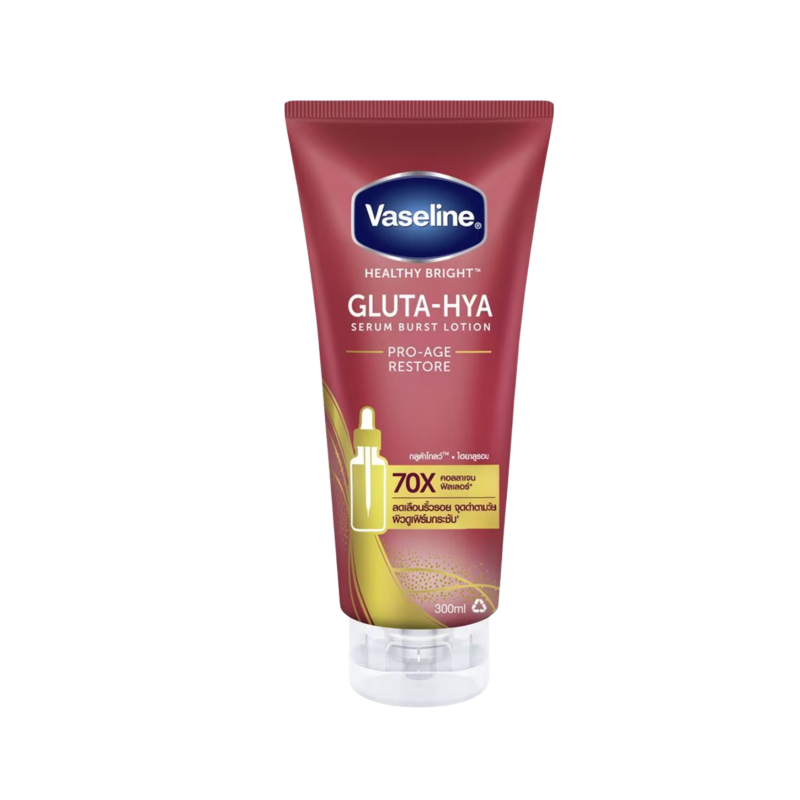 Vaseline Healthy Bright Gluta Hya Serum Burst Lotion Pro-Age Restore 300ml