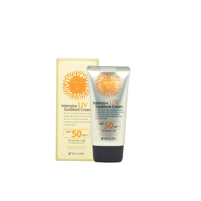 3W Clinic Intensive UV Sunblock Cream SPF50 PA+++ 70ml