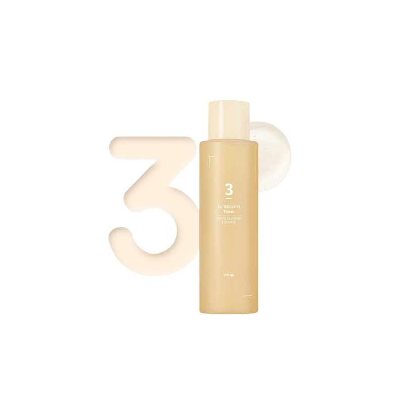 Numbuzin No 3 Super Glowing Essence Toner 200ml