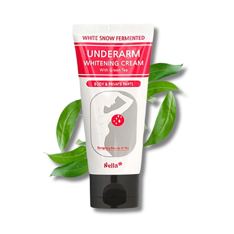 Nella White Snow Fermented Underarm Whitening Cream With Green Tea, 50ml
