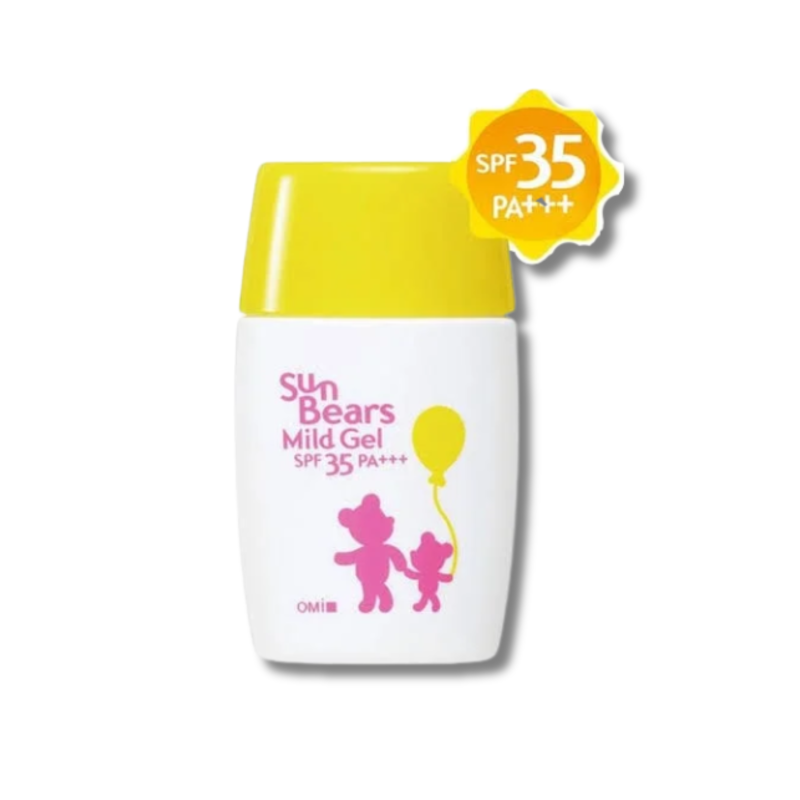Omi Sun Bears Mild Sunscreen Gel SPF35 (30ml)