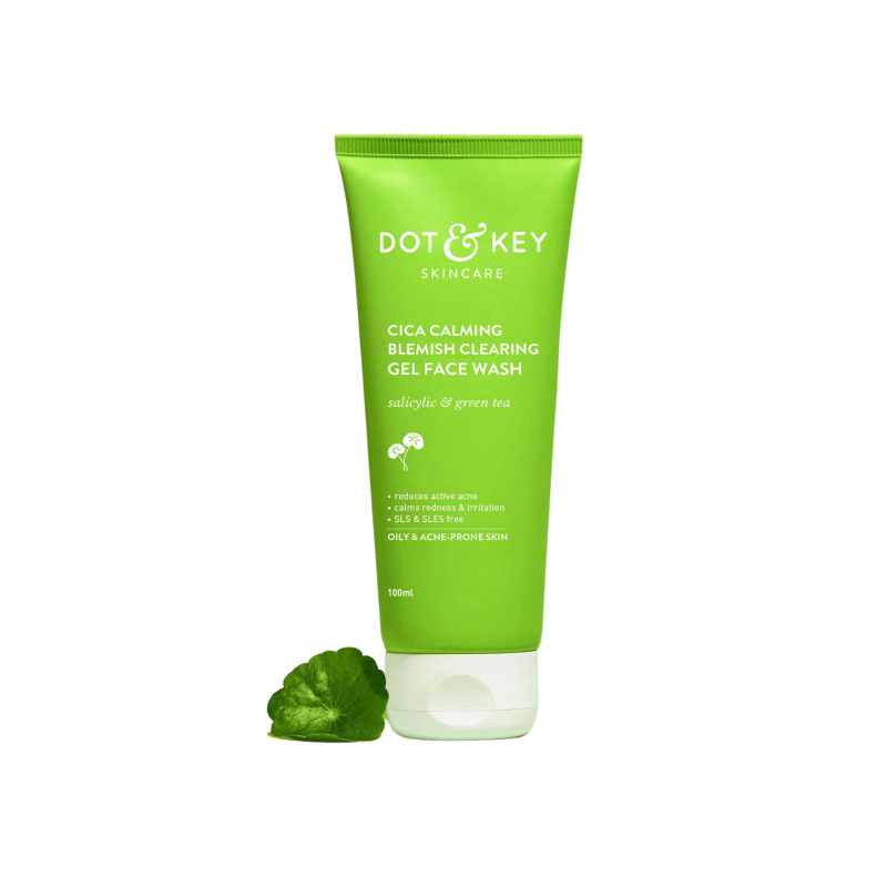 Dot And Key Cica Calming Blemish Clearing Gel Face Wash (100ml)