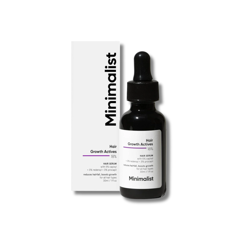 Minimalist Hair Growth Actives 18% Hair Serum(30ml