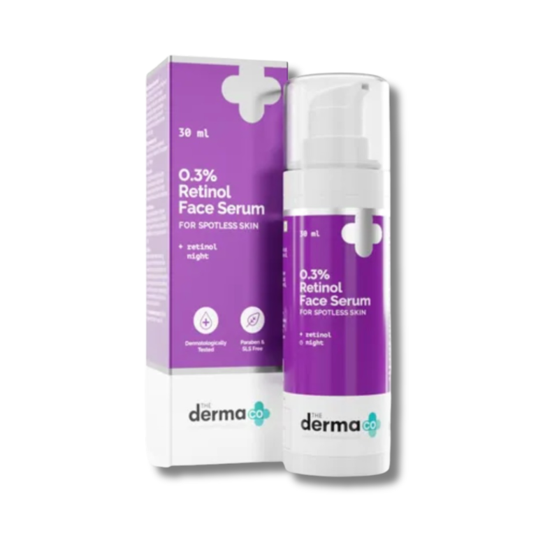 The Derma Co 0.3% Retinol Face Serum For Spotless Skin (30ml)