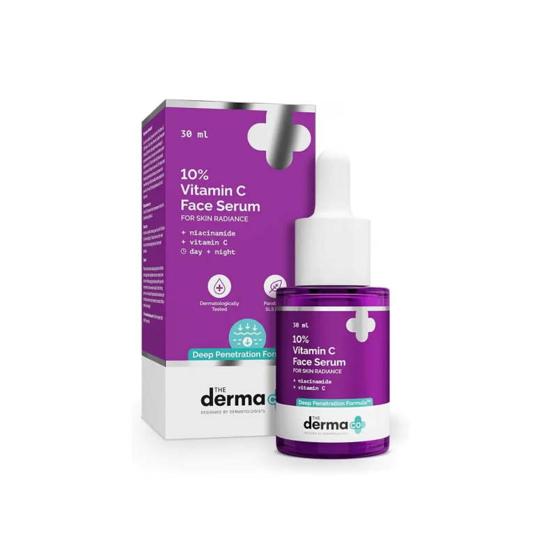 The Derma co 10% Vitamin C Face Serum for Skin Radiance 30ml
