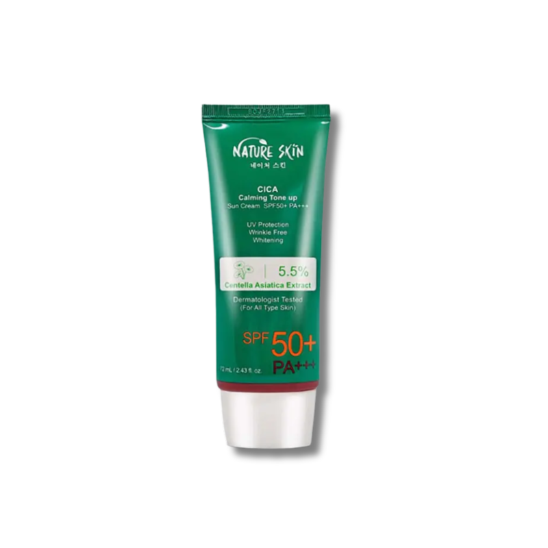 Nature Skin Cica Calming Tone Up Sun Cream SPF50+++ 72ml
