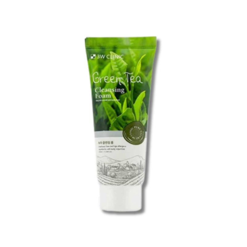 3W Clinic Green Tea Foam Cleansing 100ml