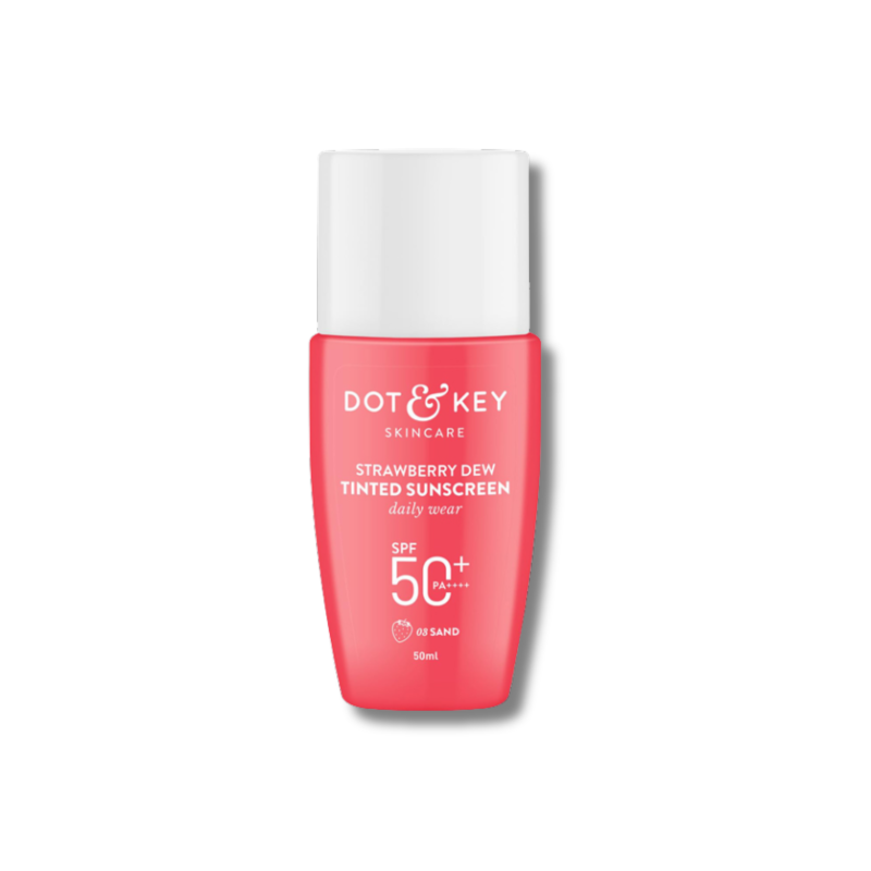 Dot & Key Strawberry Dew Tinted Sunscreen SPF 50+ PA++++ 03 Sand