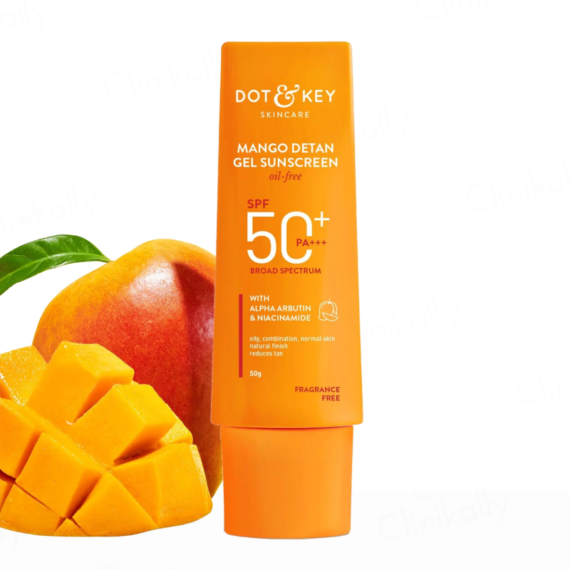 Dot & Key Mango Detan Gel Sunscreen SPF50+ PA+++ 80g