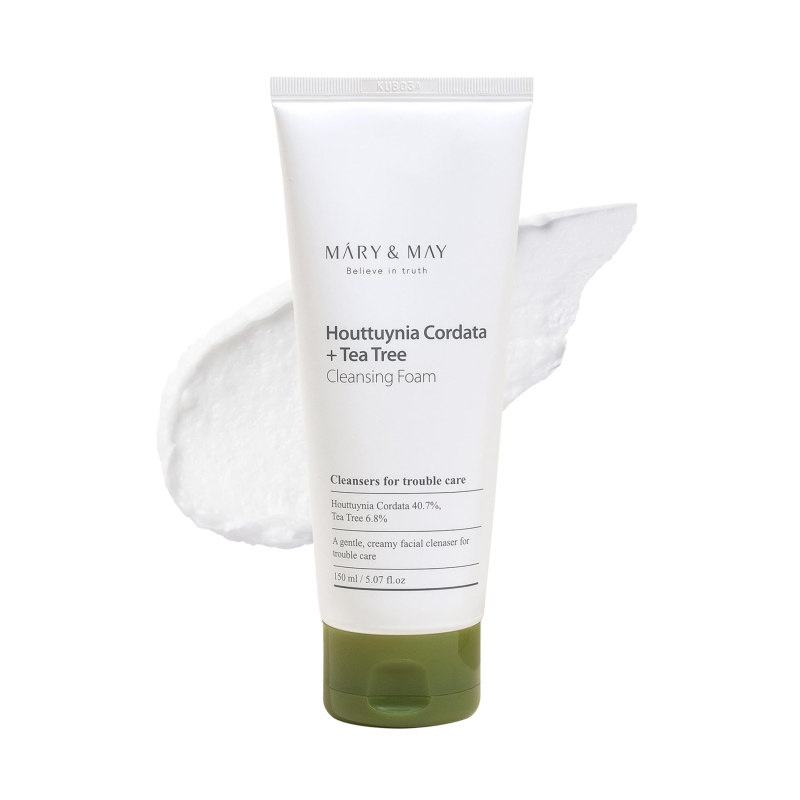 Mary&May Houttuynia Cordata + Tea Tree Cleansing Foam 150ml