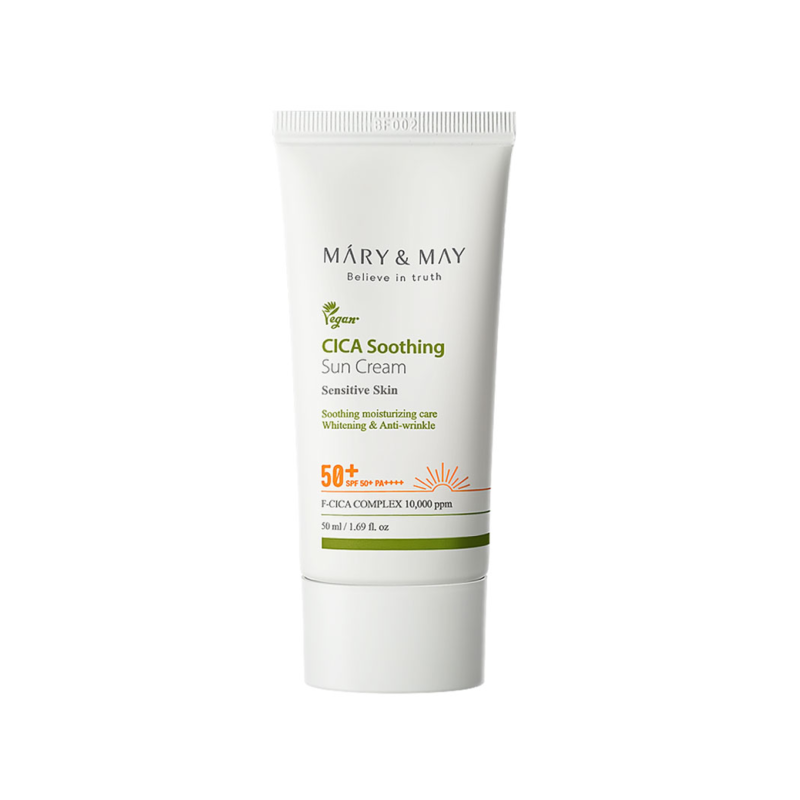Mary & May Vegan Cica Soothing Sun Cream SPF 50++++ 50ml