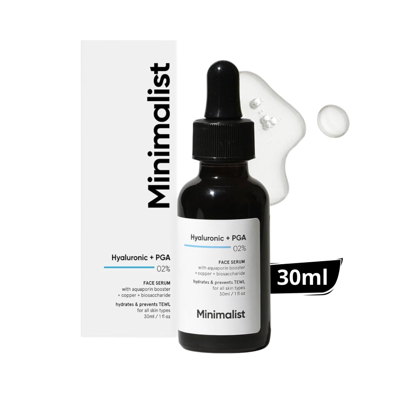 Minimalist Hyaluronic + PGA 02% Face Serum – 30ml
