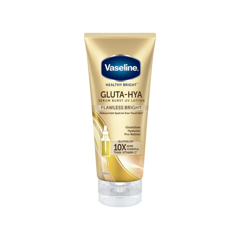 Vaseline Gluta-Hya Serum Burst UV Lotion 10x Flawless Glow 300ml