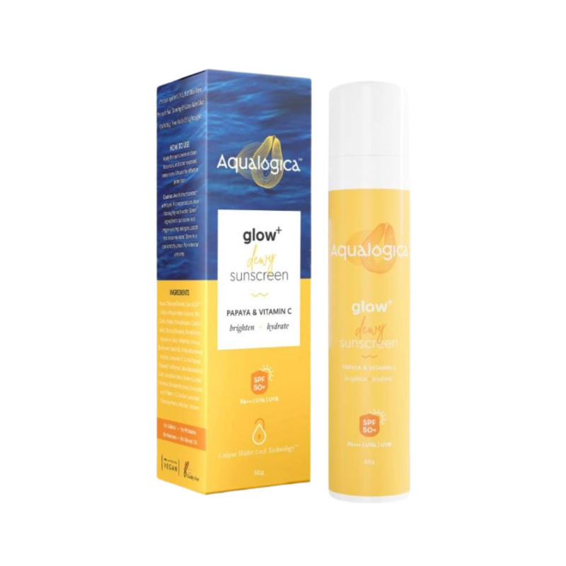 Aqualogica Glow+ Dewy Sunscreen SPF 50 PA+++ 50g