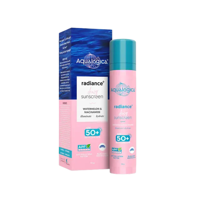 Aqualogica Radiance+ Dewy Sunscreen SPF 50+ PA+++ 50g