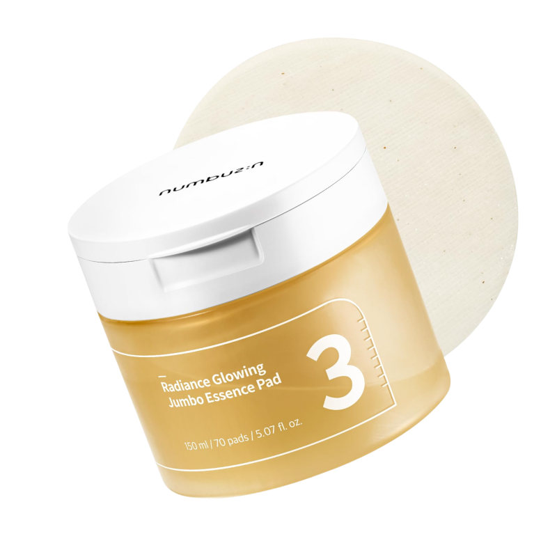 Numbuzin No.3 Radiance Glowing Jumbo Essence Pad 150ml