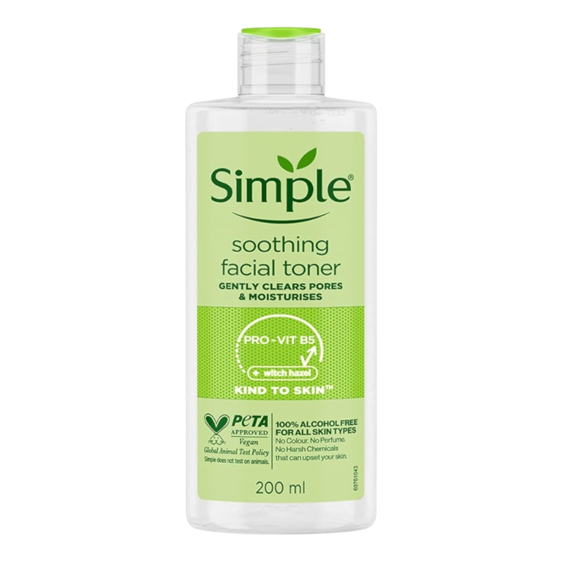 Simple Kind To Skin Soothing Facial Toner 200ml
