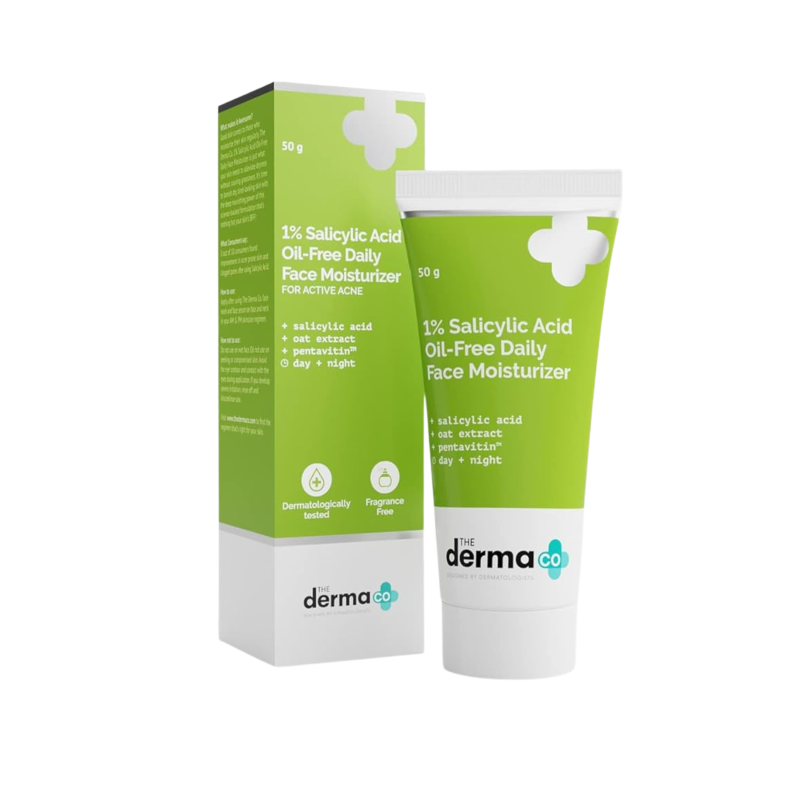 The Derma Co Salicylic Acid Oil Free Daily Face Moisturizer 50gm