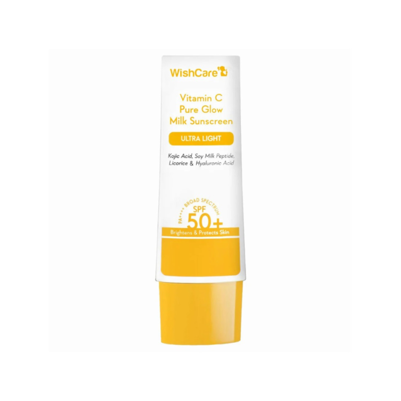WishCare Vitamin C Pure Glow Milk Sunscreen 50gm