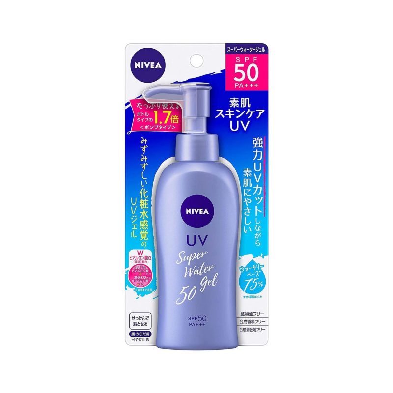 Nivea UV Super Water Gel Sunscreen SPF50 PA+++ 140gm