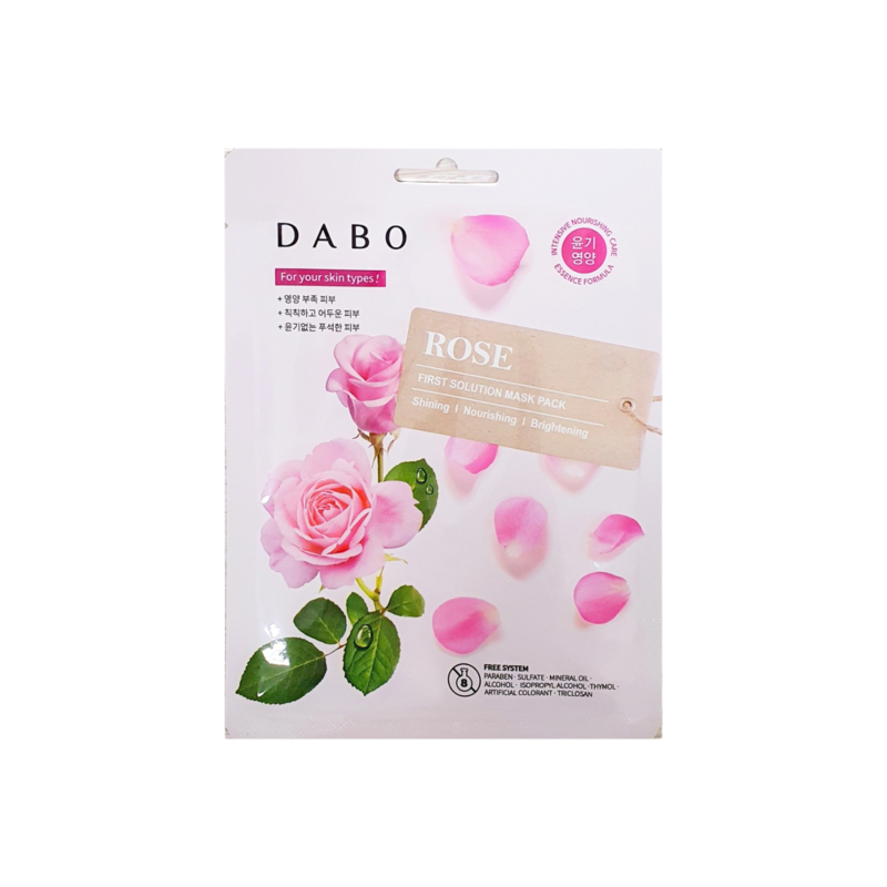 Dabo First Solution Sheet Mask Pack - Rose
