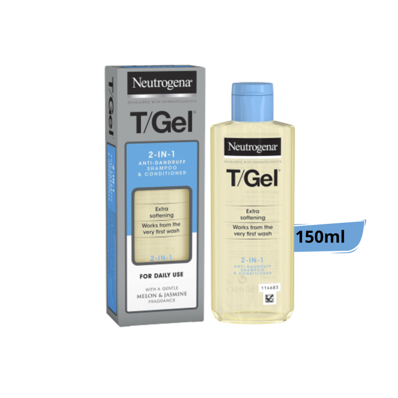 Neutrogena T/Gel 2-In-1 Anti Dandruff Shampoo 150ml