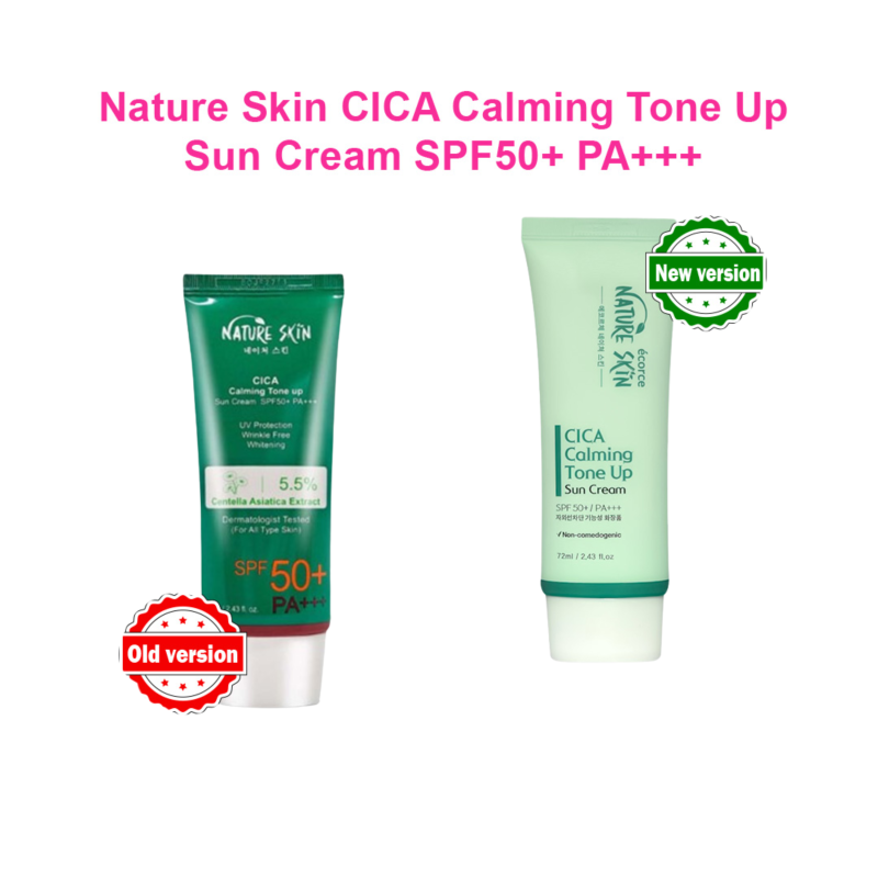 Nature Skin CICA Calming Tone Up Sun Cream SPF50+ PA+++ 72ml