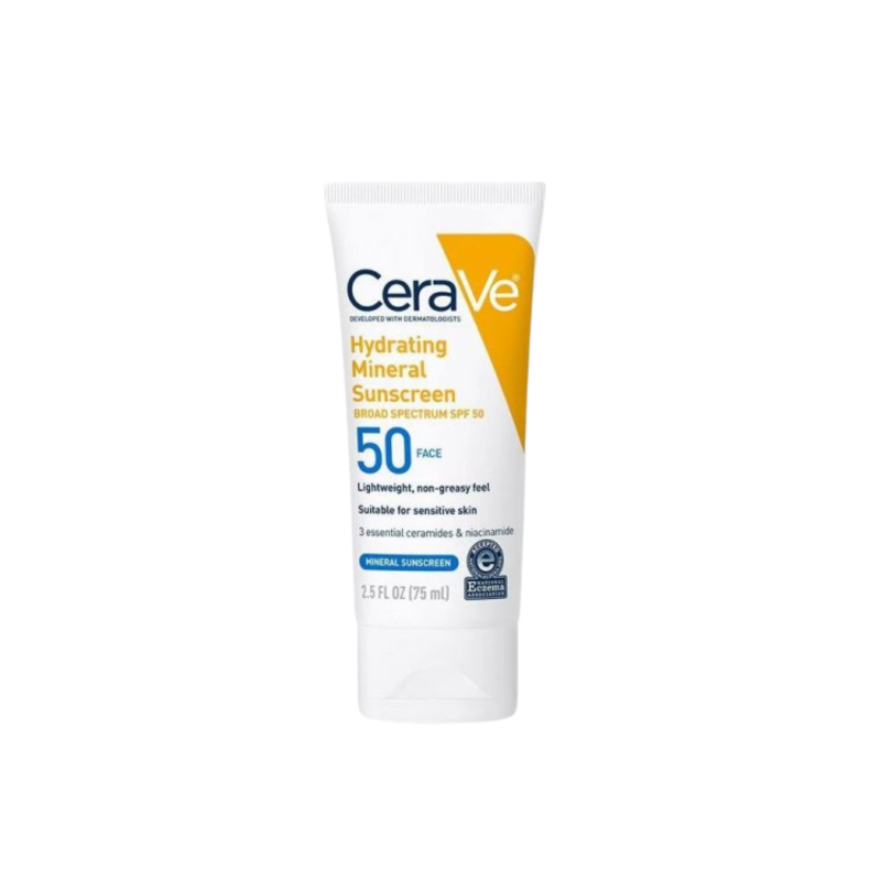 CeraVe Hydrating Mineral Sunscreen SPF 50 75ml