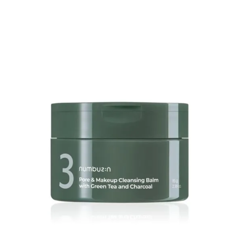 Numbuzin No.3 Pore & Makeup Cleansing Balm with Creen Tea and Charcoal 85g